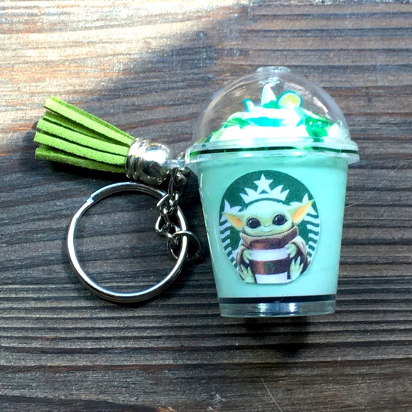 Starbucks Accessories - Starbucks Baby Yoda Keychain